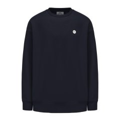 Slazenger Fleece Large Logo Sweater Mens Navy