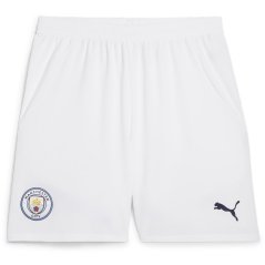 Puma Manchester City Home Shorts 2024 2025 Adults White