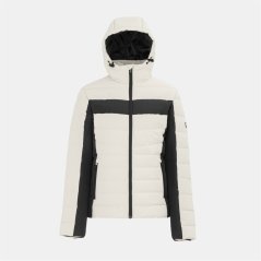 Nevica Women's Moritz Windproof Hooded Synthetic Insulation Ski Jacket Cream/Black