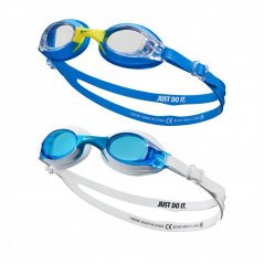 Nike Swoosh 2 Pack Swimming Goggles Infants White/Blue