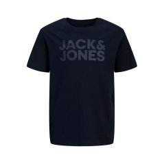 Jack and Jones Kids' Corp Logo T-Shirt Navy Blazer
