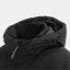 Karrimor Womens Helix Wind Resistant Long Hooded Down Jacket Black
