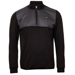 Calvin Klein Golf Men's Half Zip Performance Jacket Black