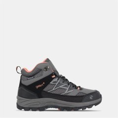 Gelert Knott Waterproof Hiking Boots Charcoal/Black