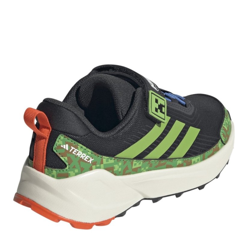 adidas Kids' Hiking Shoes Carbon/Lime