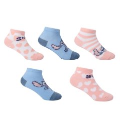 Character Trainer Sock 5pk Children Stitch