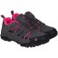 Gelert Horizon Low WP Juniors Walking Shoes Charcoal/Pink