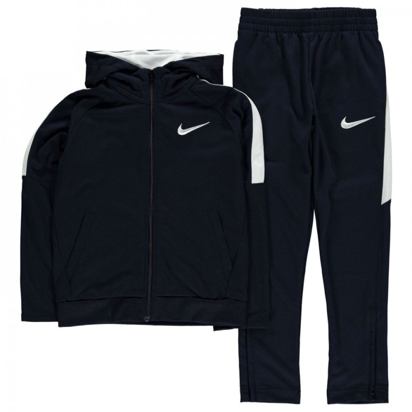 Nike Hooded Tracksuit Infant Boys Navy