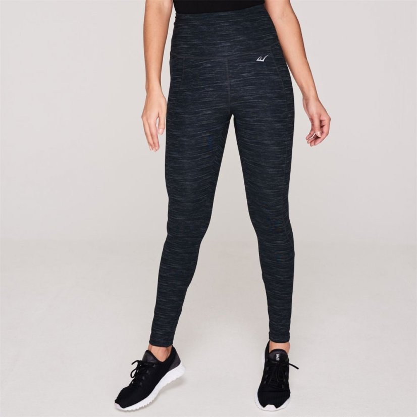 Everlast Contour Panel Leggings Womens Charcoal Marl