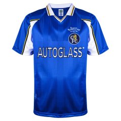 Score Draw Score Draw Chelsea Home Shirt 1997/98 Blue/White