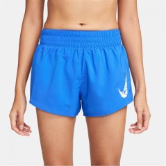 Nike One Swoosh Women's Dri-FIT Running Mid-Rise Brief-Lined Shorts Hyper Royal