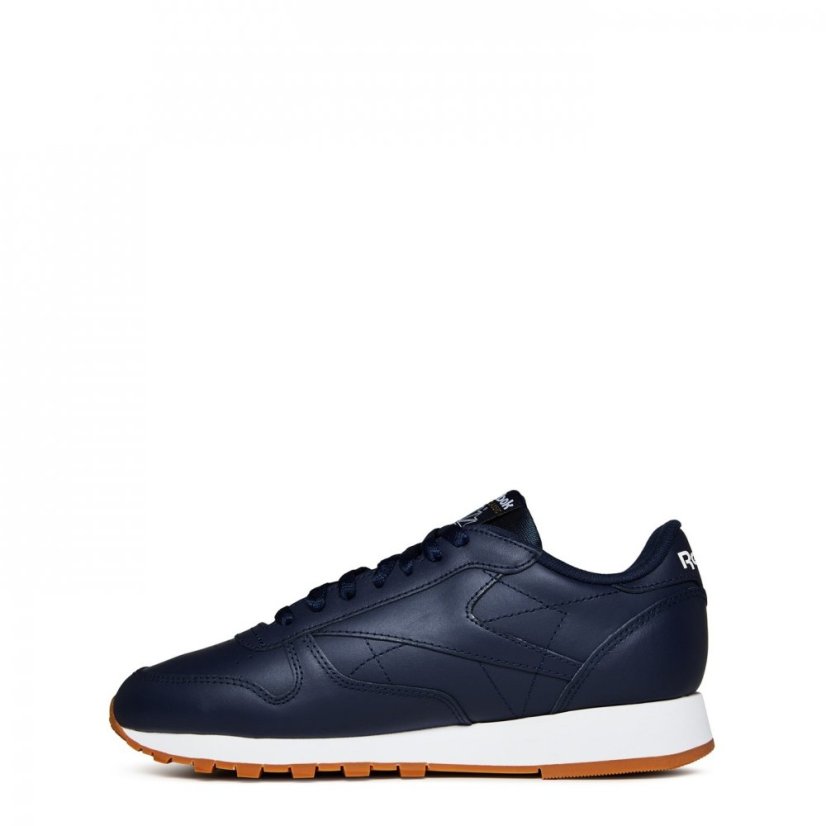 Reebok Classic Leather Mens Trainers Navy/white