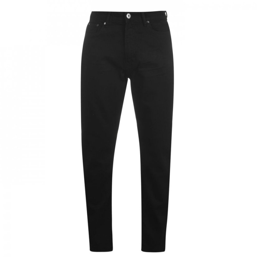 Firetrap Firetrap Rom Straight Leg Jeans Mens Reg Black Wash