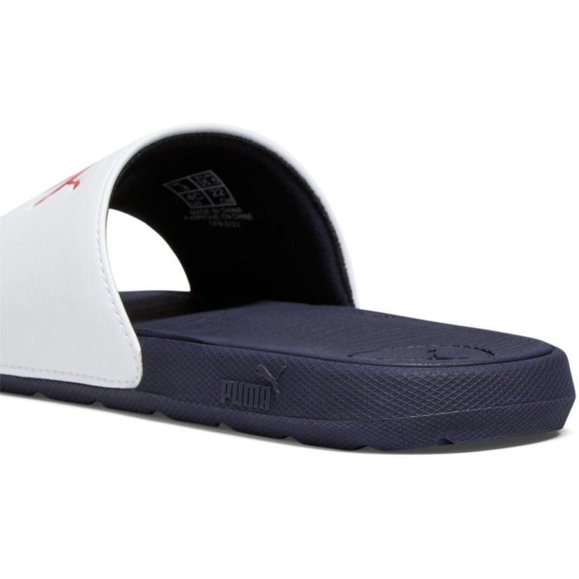 Puma Unisex Kids' Cool Cat Pool Sliders White/Navy