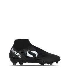 Sondico Blizzard Firm Ground Football Boots Black/White