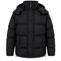 Firetrap Mens Firertrap Bubble Jacket Black
