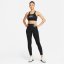 Nike Pro Dri-FIT Swoosh Women's Medium-Support Non-Padded Graphic Sports Bra Black