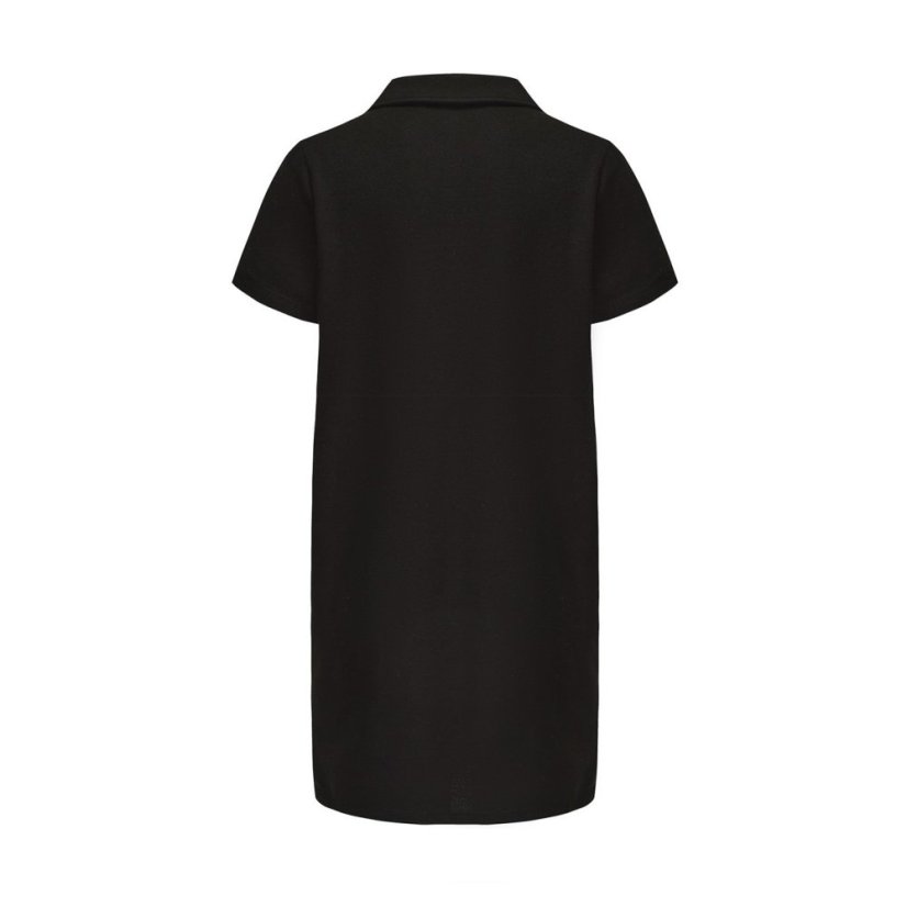 Slazenger Short Sleeve Polo Dress Womens Black