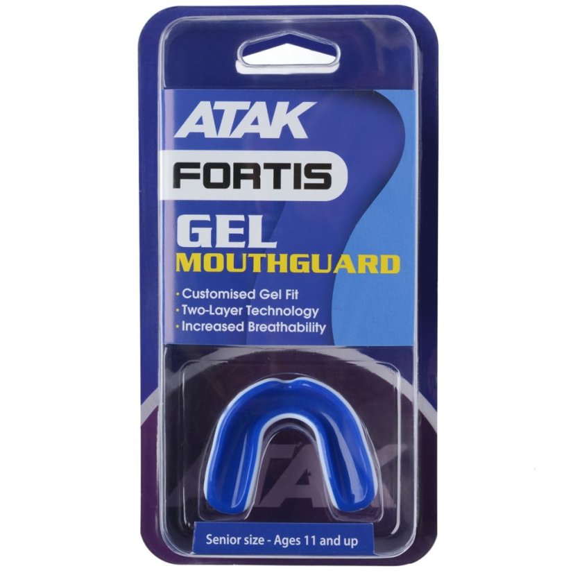 Atak Fortis Gel Mouthguard Senior Blue/White