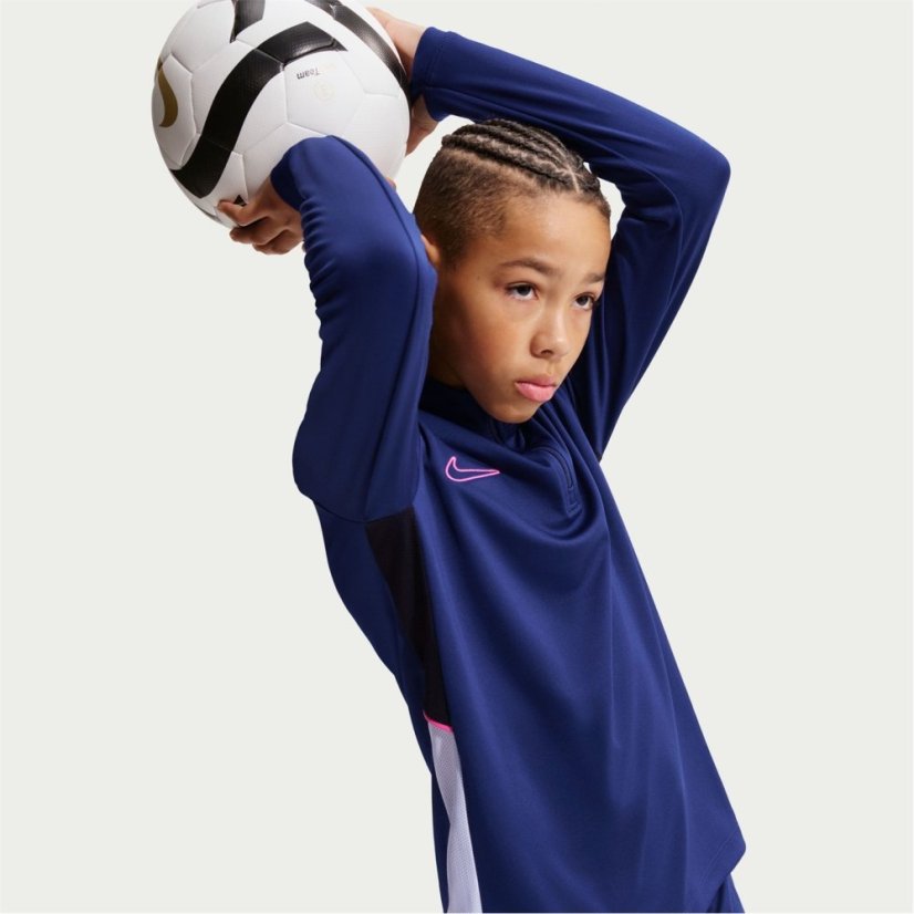 Nike Academy Drill Top Juniors Blue/Pink