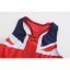 Slazenger Kids' Union Jack Racer Back One Piece Swimsuit Blue/Red/Wht