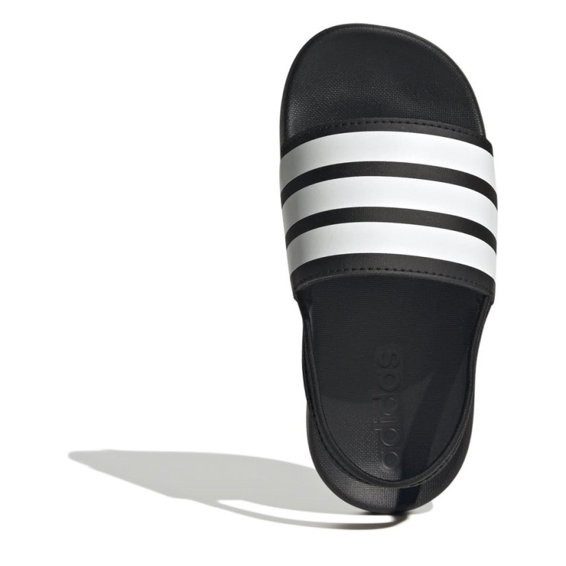 adidas Adilette Estrap Slides Kids Black/White