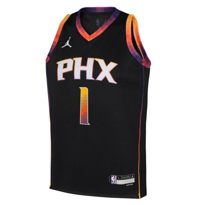 Nike Phoenix Suns Devin Booker #1 Jersey Black