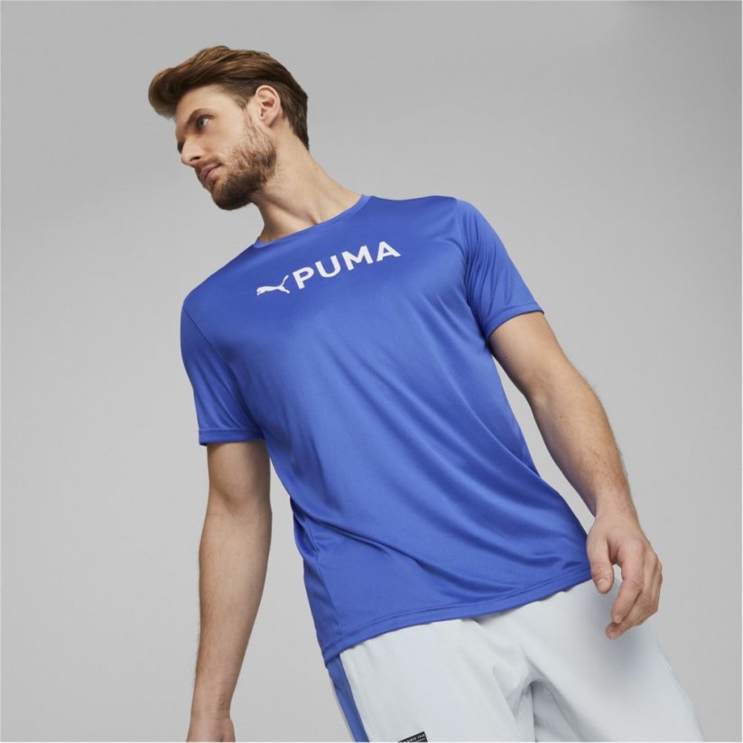 Puma Fit Logo Tee - CF Graphic Royal Sapphire