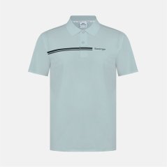 Slazenger Men's Slagenzer Golf Short Sleeve Performance Polo Shirt Grey