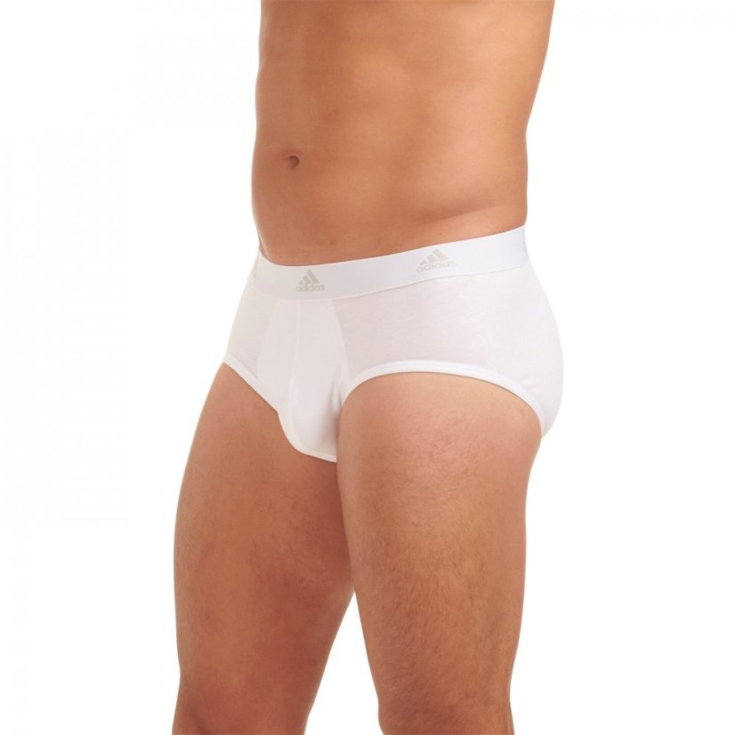 adidas 3-Pack Active Flex Cotton Brief White