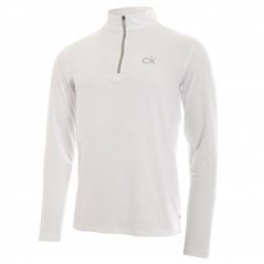 Calvin Klein Golf Newport Zip Top White