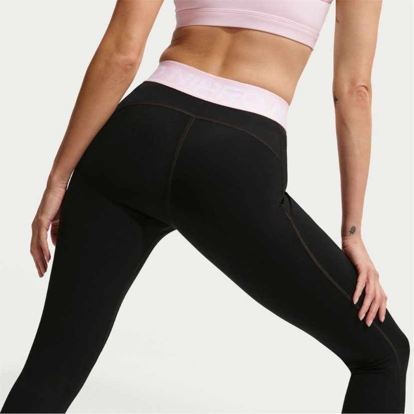 Nike Women's Performance Gym Legging Black/Pink