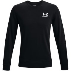 Under Armour Rival Terry Crew Sweater Mens Black