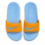 Nike Kawa Little/Big Kids' Pool Sliders Orange/Blue