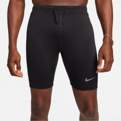 Nike Fast Men's Dri-FIT Brief-Lined Running 1/2-Length Tights Black