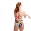 Speedo Womens Allover Digital Lattice Tie-Back Multi