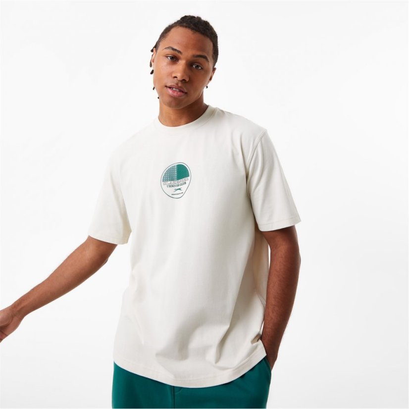 Slazenger ft. Aitch Tennis Graphic T-Shirt Cream