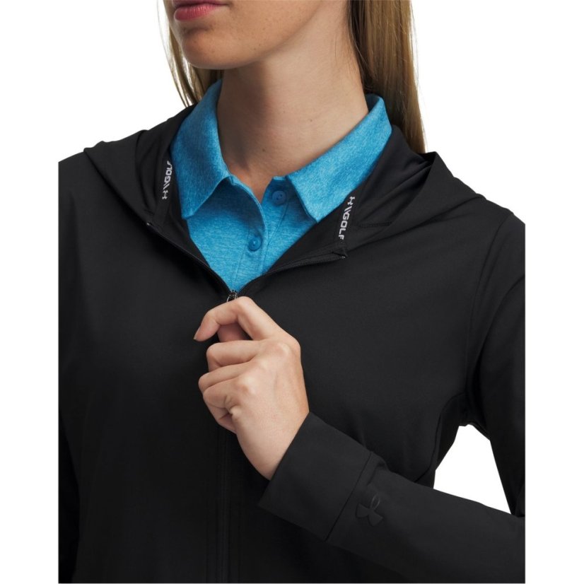 Under Armour Women's Drive Full-Zip Performance Golf Jacket Black