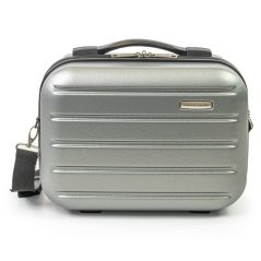Pierre Cardin Voyager Hard Shell Cabin Case Flight Bag Luggage Charcoal