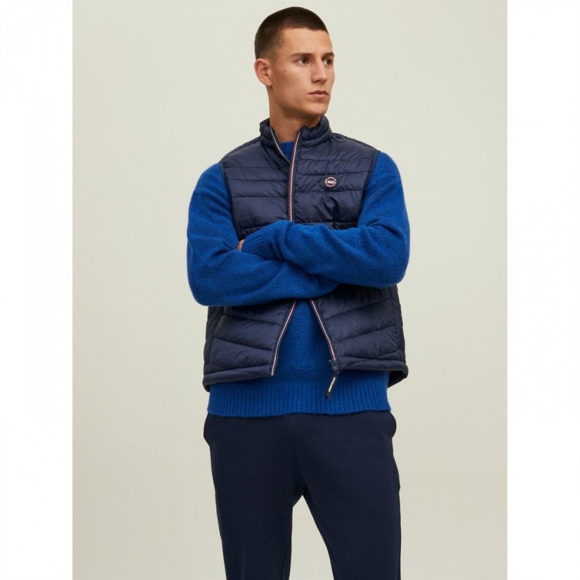 Jack and Jones Hero Puffer Bodywarmer Navy Blazer