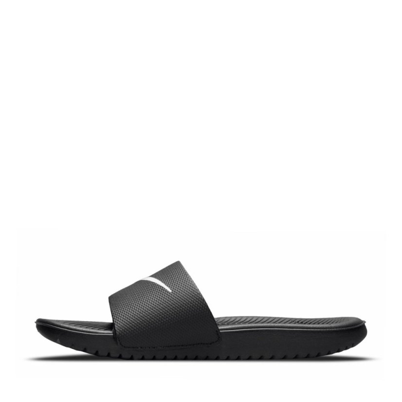Nike Kawa Junior Slides Black/White