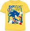 Dětské tričko Ježek Sonic - Let's Go! - Yellow
