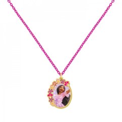 Disney Encanto Pink Isabela Charm Necklace Pink