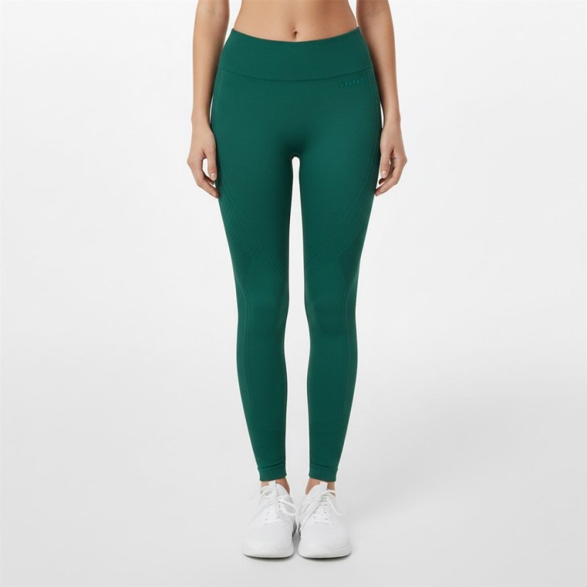 USA Pro Core High Rise Seamless Tights Womens Forest Green