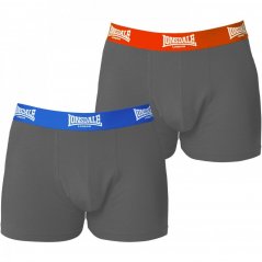 Lonsdale 2 Pack Trunk Mens Charcoal