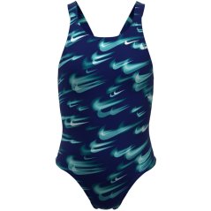 Nike Kids' One Piece Swimsuit Green Abyss