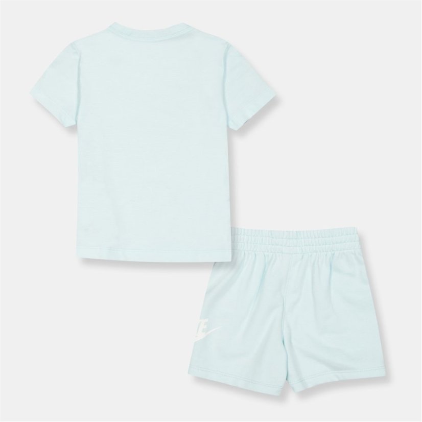 Nike Nike Tee Short Set In53 White/Blue