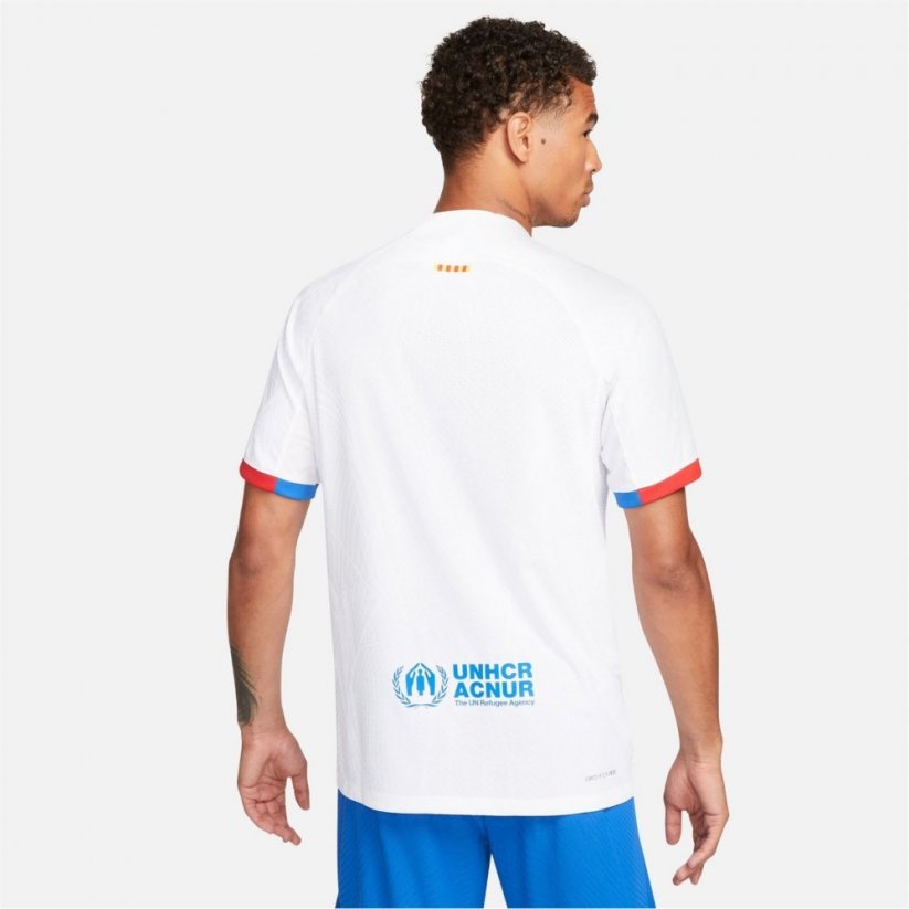Nike Barcelona Authentic Away Shirt 2023 2024 Adults White/Grey
