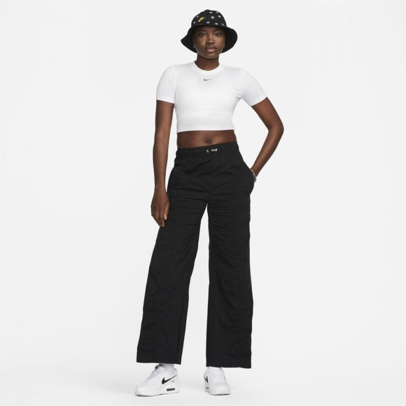 Nike Sportswear Essential Women's Slim-Fit Crop T-Shirt White