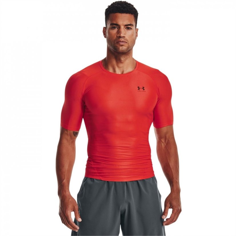 Under Armour Armour Ua Hg Isochill Comp Ss Baselayer Top Mens Red